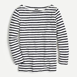 J.Crew Striped boatneck T-shirt
